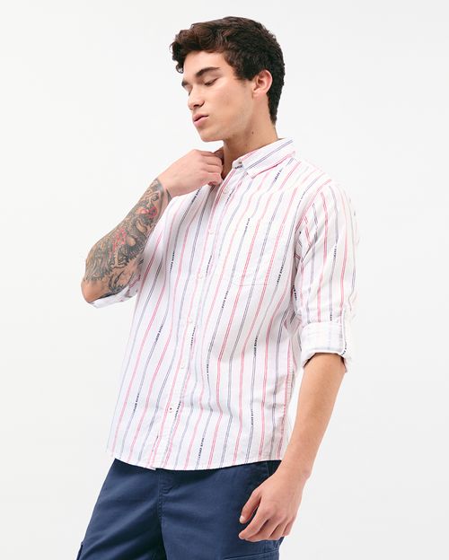 Camisa Hombre Ford Blanco Optico
