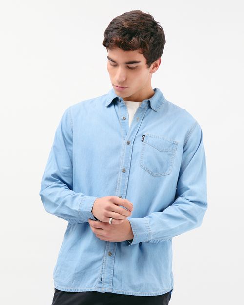 Camisa Hombre Denzel Light Wash