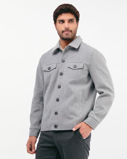 Casaca Hombre Jafet Plomo Melange