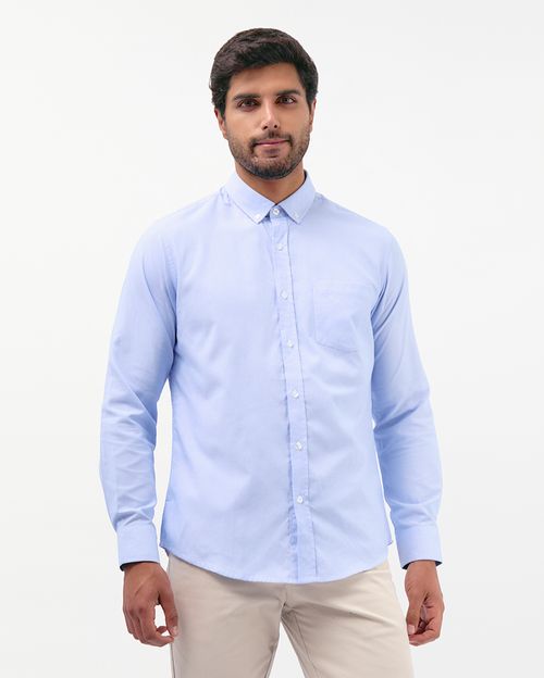 Camisa Hombre Piedro Celeste Bell