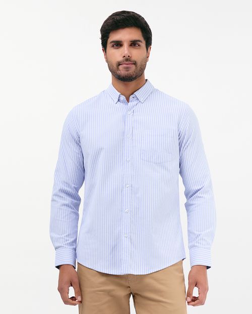 Camisa Hombre Piedro Acero Lavanda
