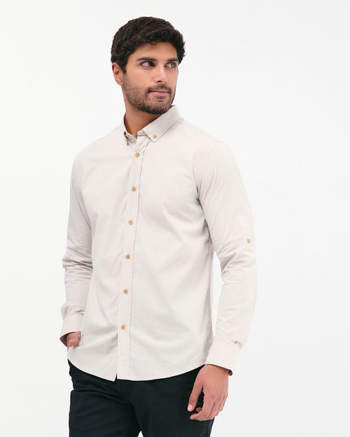 Camisa Hombre Alvaro Beige