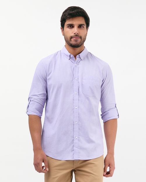 Camisa Hombre Tulio Lila Frío