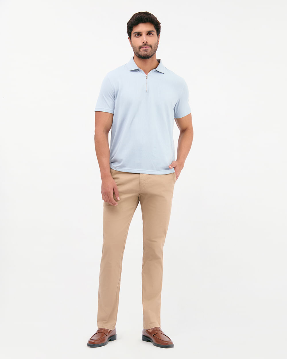 Polo-Cuello-Camisa-Hombre-Dominguez-Celeste-Cielo-M