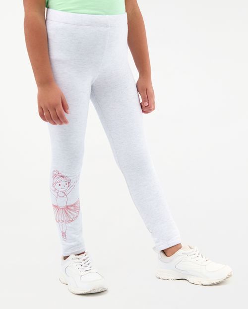 Legging Pack X 2 Niña Belen Lila/Niquel Poly