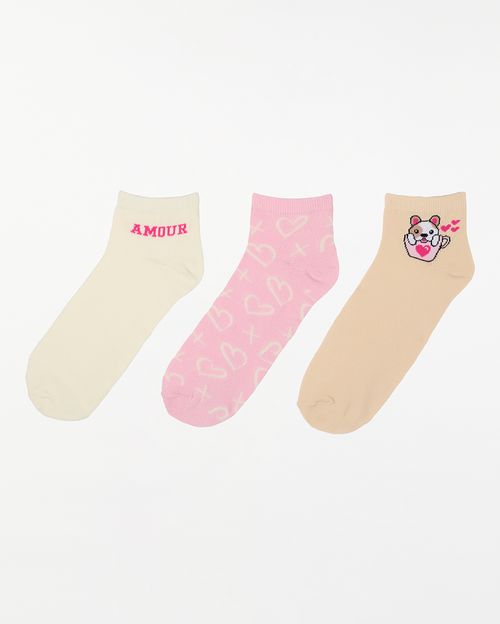 Calcetines Pack X 3 Mujer Daniela Coco