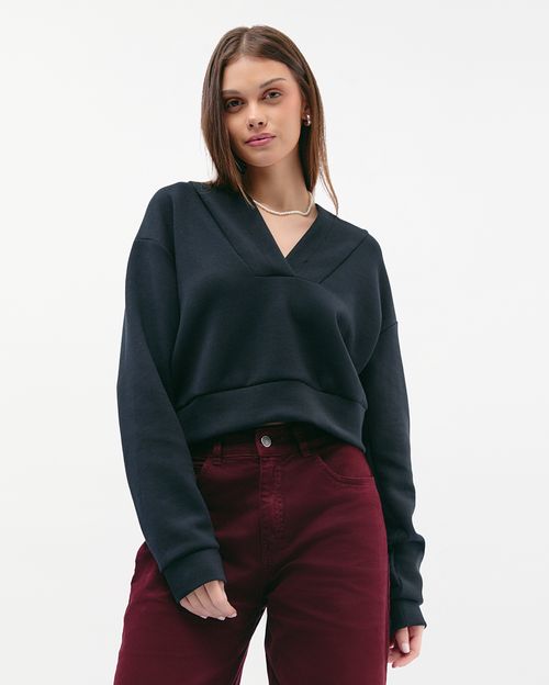 Polera Mujer Carmencita Negro