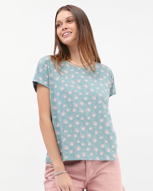 Polo Mujer Main Verde Trellis
