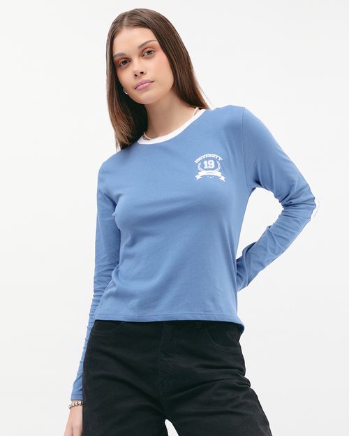 Polo Mujer Rosalita Acero Denim