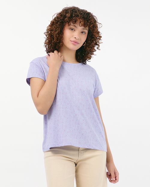 Polo Mujer Main Lila Frío