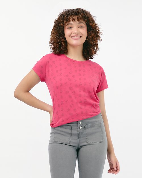 Polo Mujer Main Fucsia Oscuro