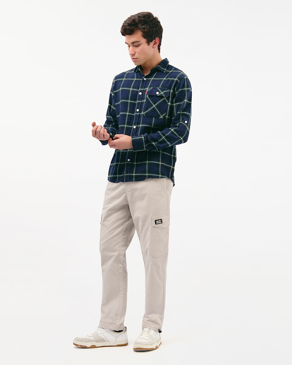 Camisa-Hombre-Thomas-Azul-Oxford-M