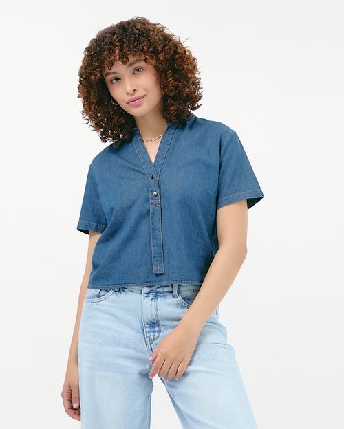 Blusa Mujer Zayde Azul