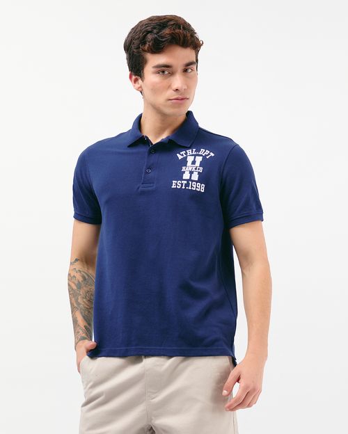 Polo Cuello Camisa Hombre Ivan Azul Snorkel
