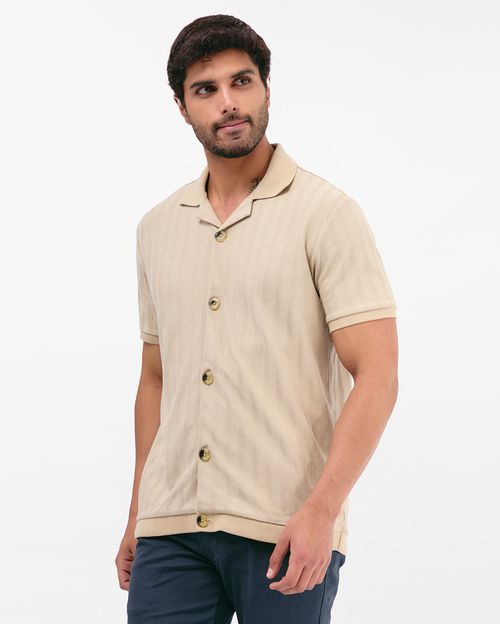 Camisa Hombre Sergio Beige