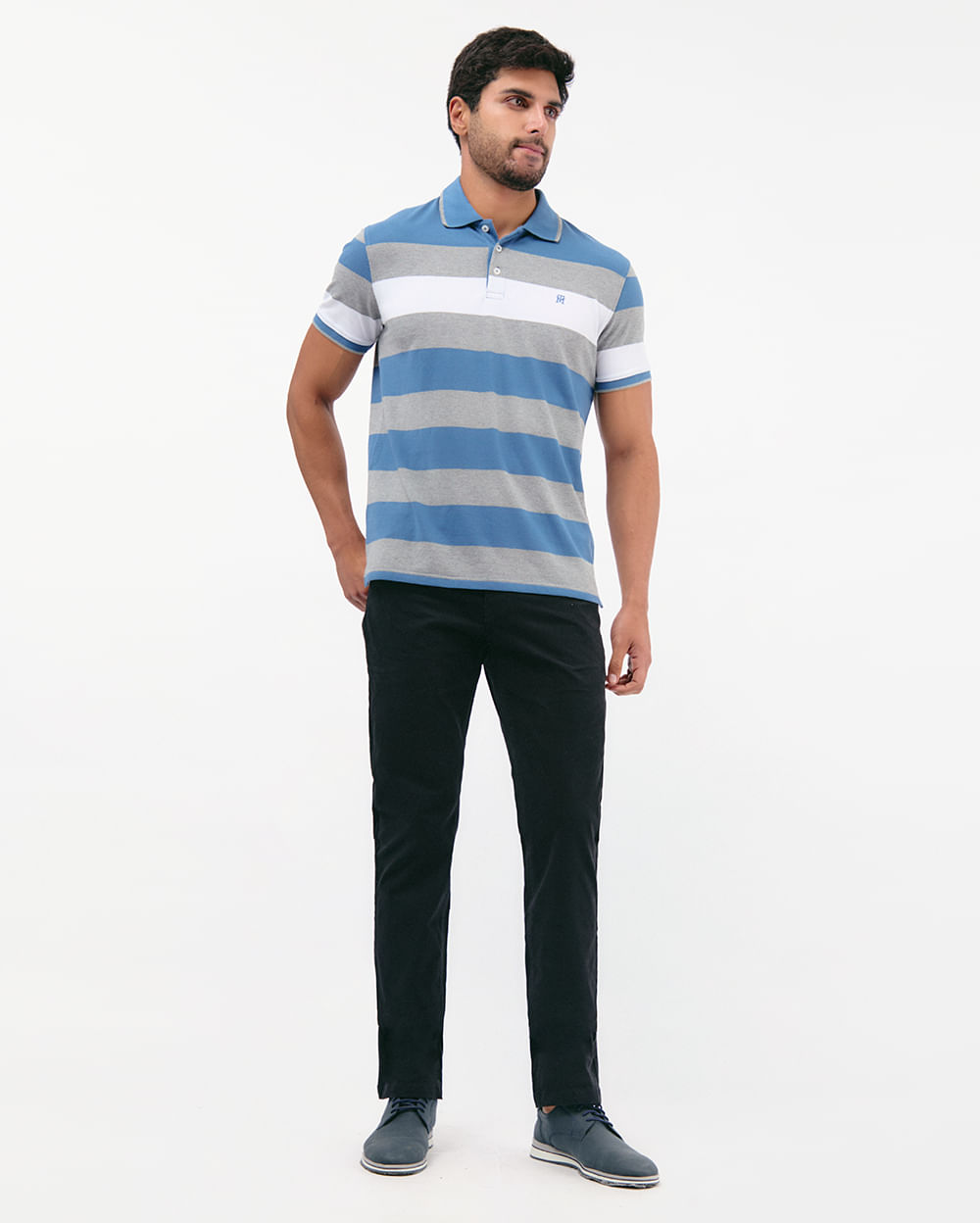 Polo-Cuello-Camisa-Hombre-Saylor-Plomo-Melange-M