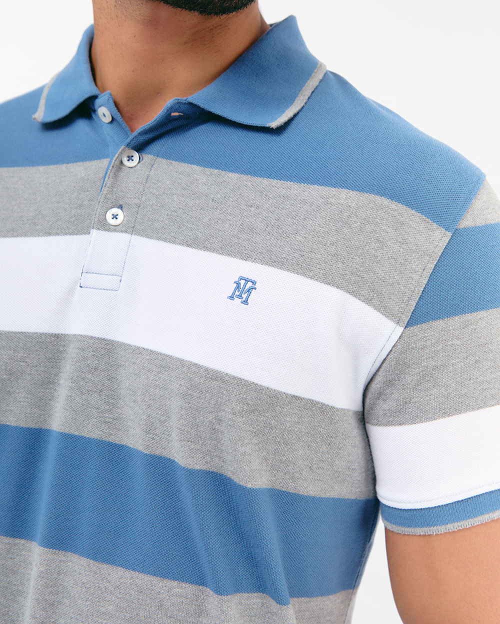 Polo-Cuello-Camisa-Hombre-Saylor-Plomo-Melange-M