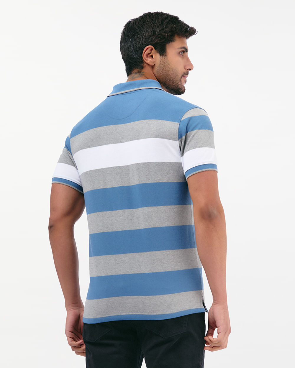 Polo-Cuello-Camisa-Hombre-Saylor-Plomo-Melange-M