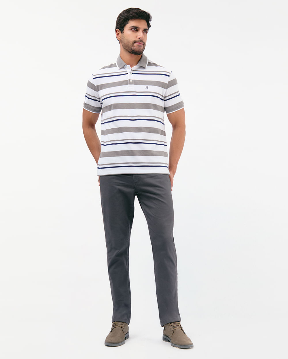 Polo-Cuello-Camisa-Hombre-Saylor-Gris-Melange-M