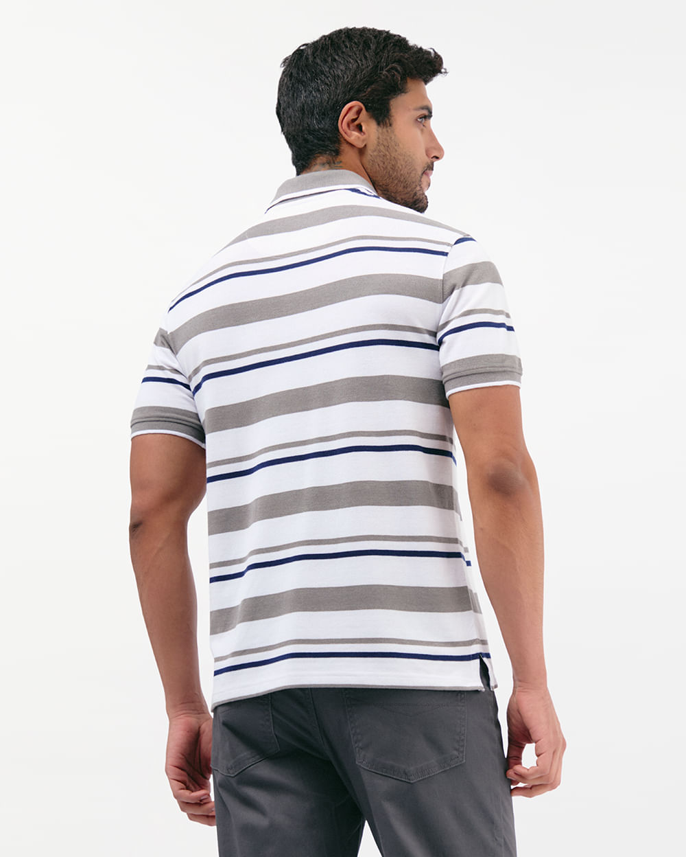 Polo-Cuello-Camisa-Hombre-Saylor-Gris-Melange-M