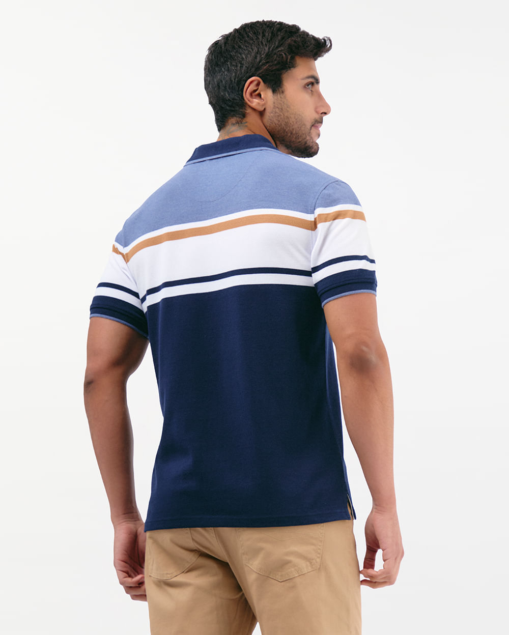 Polo-Cuello-Camisa-Hombre-Saylor-Acero-Bijou-Poly-M