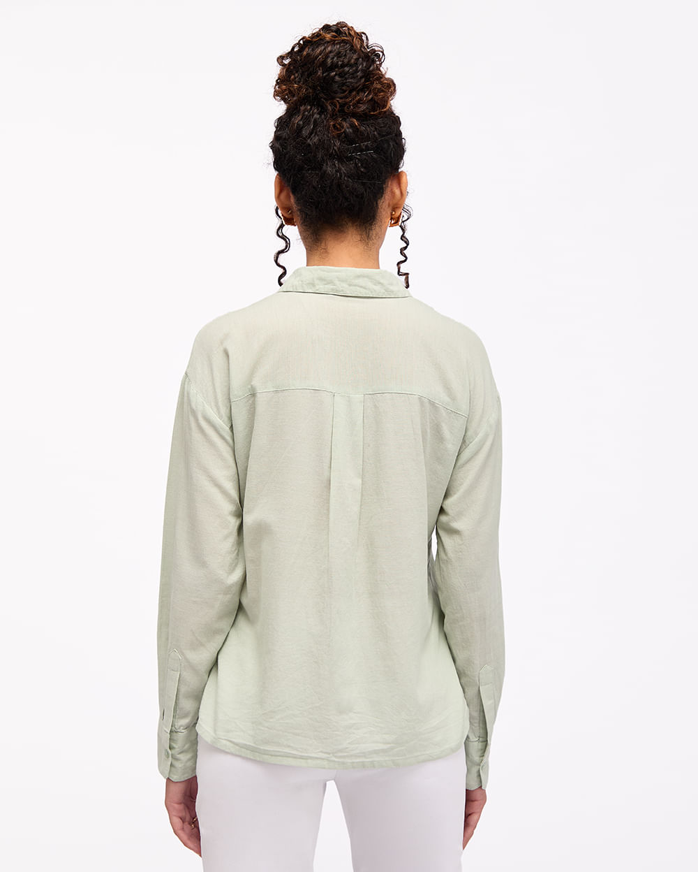 Blusa-Mujer-Ania-Solido-Verde-Empolvado-S