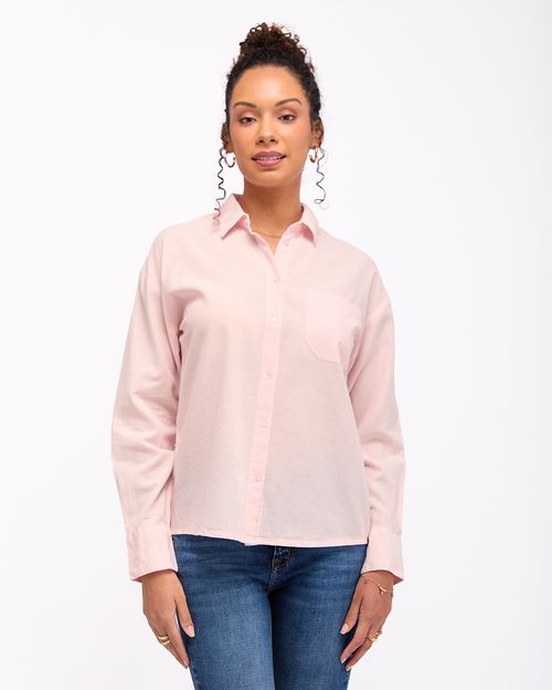 Blusa Mujer Ania Solido Rosemen