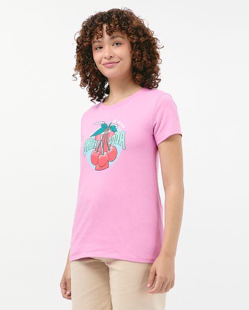 Polo Mujer Harumi Rosado Carmín