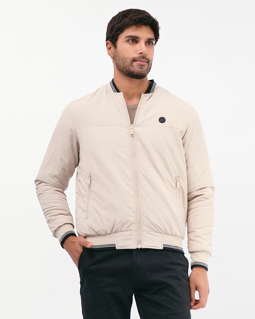 Casaca Reversible Hombre Viscarra Beige Crema