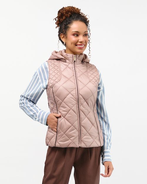 Chaleco Mujer Paola Rosa Silver