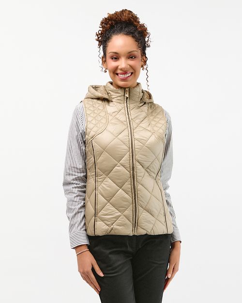Chaleco Mujer Paola Beige Safari