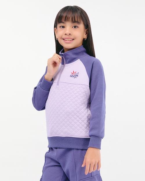 Polera Niña Celine Acero Oscuro