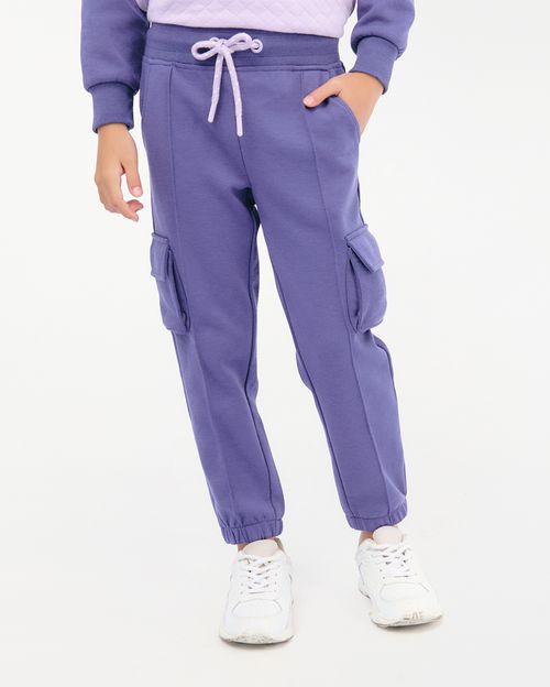 Jogger Niña Angie Acero Oscuro