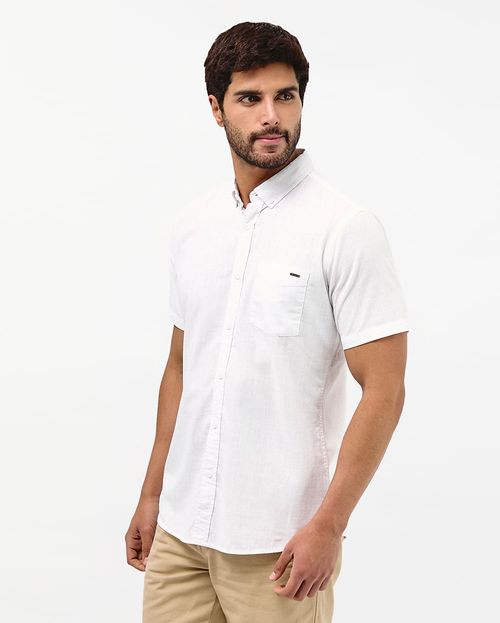 Camisa Hombre Alpine Blanco Optico