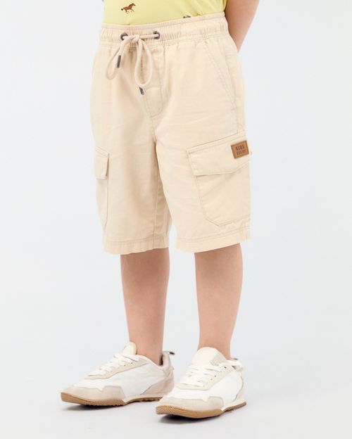 Bermuda Niño Piero Beige Crema