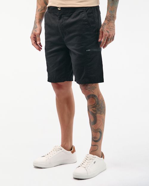 Bermuda Hombre Pasco Negro