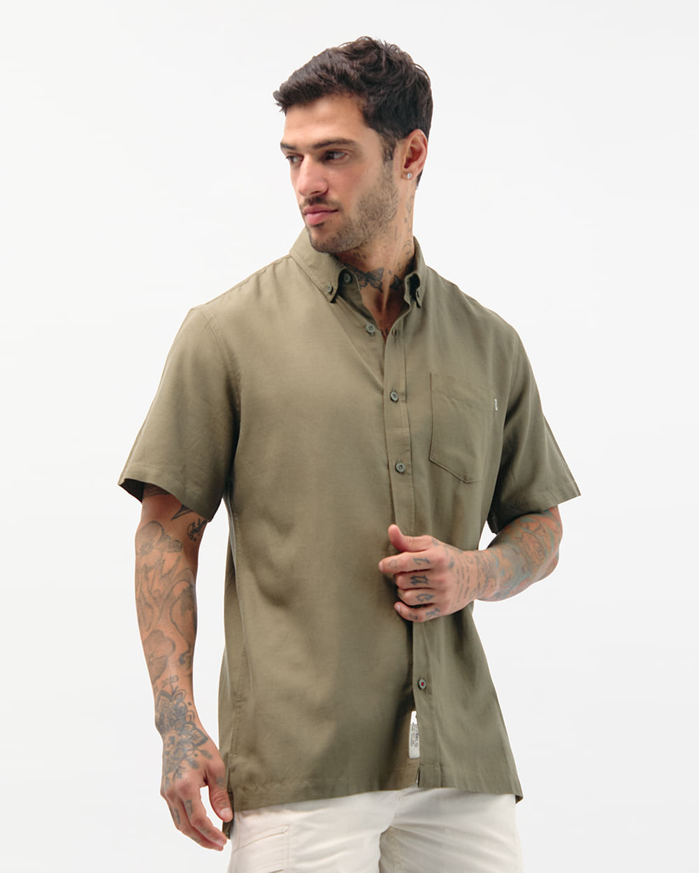 Camisa-Hombre-Tais-Verde-Bronze-M