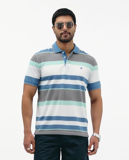 Polo Cuello Camisa Hombre Saylor Plomo