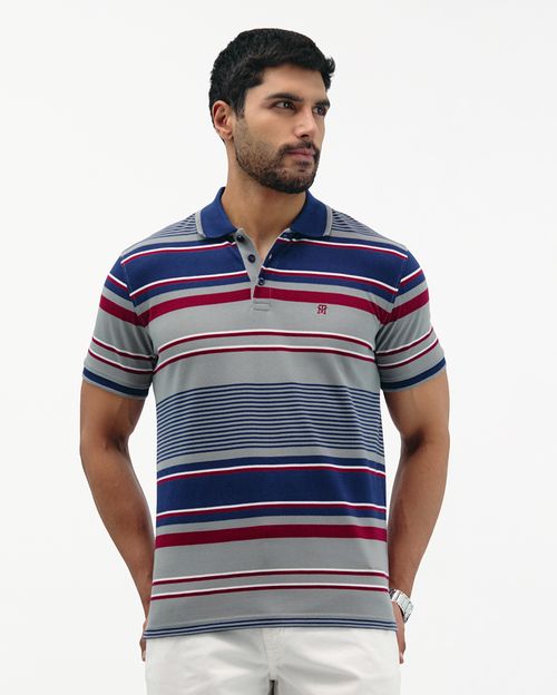 Polo Cuello Camisa Hombre Saylor Azul Atlántico