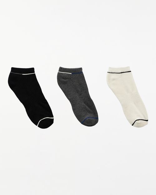 Calcetines Pack x 3 Hombre Cales Negro