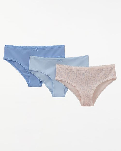 Trusa Pack x 3 Mujer Kalena Azul Náutico