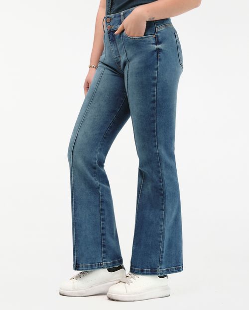 Jean Mujer Nadia Total Cristal Melange