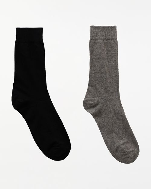 Calcetines Hombre Marloni Negro/Grey Melange