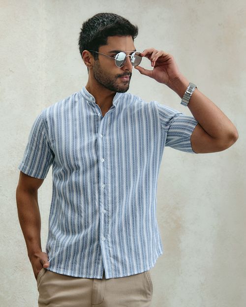 Camisa Hombre Armando Azul Real