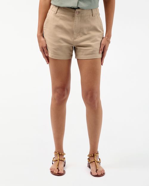 Short Mujer Maddyson Beige Oscuro