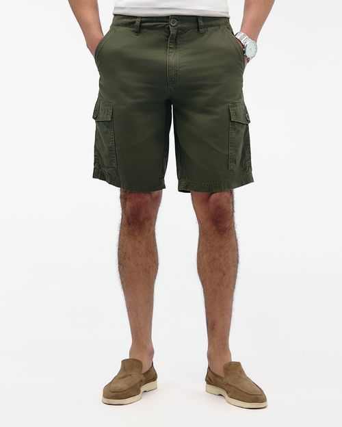 Bermuda Hombre Manuel Verde Bronze