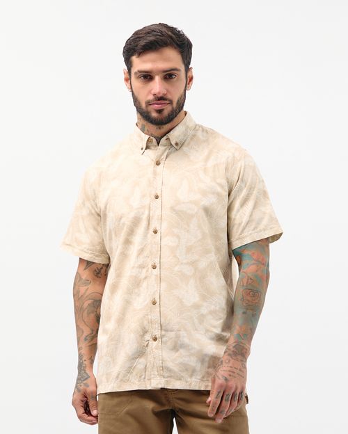 Camisa Hombre Tulum Beige Arena