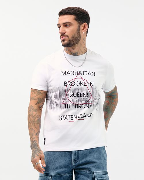 Polo Hombre Manhatan Blanco Optico