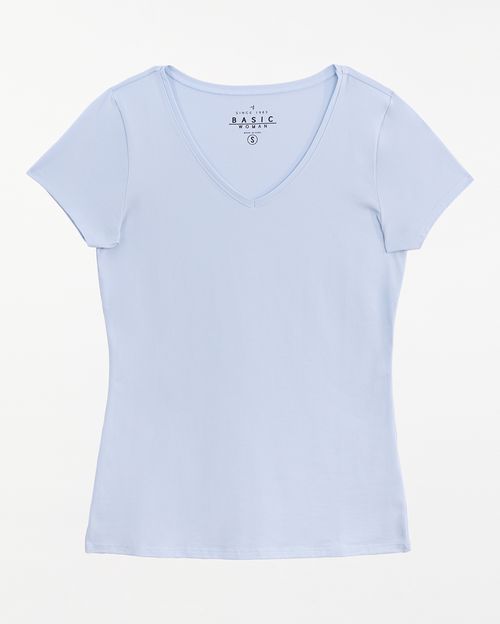 Polo Mujer Dora Core Celeste Claro