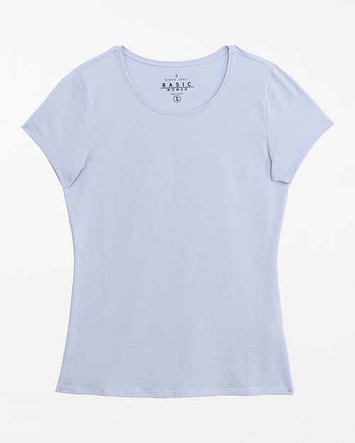 Polo Mujer Dévora Core Celeste Claro